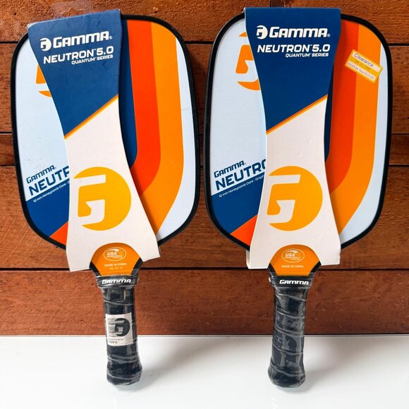 GAMMA Pickleball Paddles Quantum Series Micron 5.0 Neutron 5.0 Voltage Bundle 2 - Picture 1 of 10